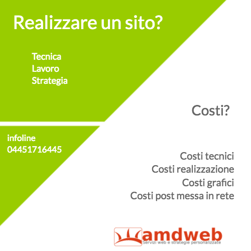 esperienze per capire i costi di un sito | amdweb.it esperienze per capire i costi di un sito | amdweb.it